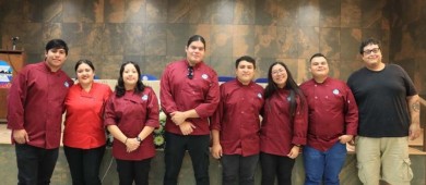 Reconocen a estudiantes de la UABCS que ganaron Primer Reto Gastronómico “Mesas Marinas” en La Paz 2024