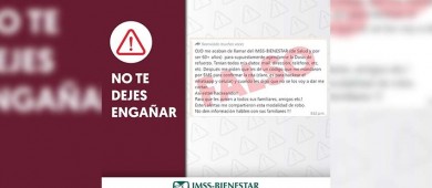 Imss Bienestar reporta fraude por supuestas llamadas para generar citas de vacunación