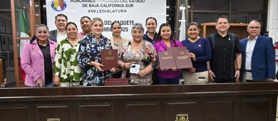 Gobierno de BCS entrega al Congreso local su paquete presupuestal 2025