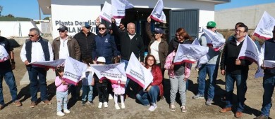 Entrega el gobernador Castro Cosío una nueva planta desalinizadora en Isla Natividad