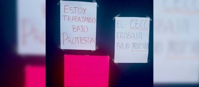 Bajo protesta trabajan los empleados del C-3