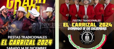 Todo listo para las fiestas de El Carrizal 2024