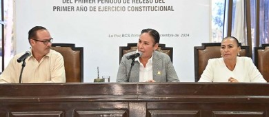 Diputada Arlene Moreno presidirá segundo periodo de sesiones de la XVII Legislatura de BCS