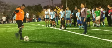 Inicia el año Milena Quiroga con la inauguración de dos parques recreativos