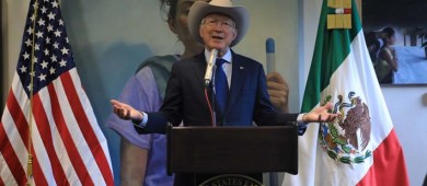 ‘Hay fentanilo y también sé que se produce acá’, Salazar en su despedida de México