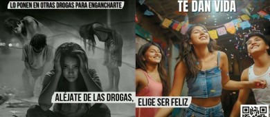 'Aléjate de las drogas, el fentanilo te mata': Lanzan campaña para evitar 'crisis'