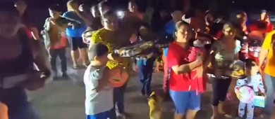 Sheinbaum rechaza que CJNG reparta roscas y juguetes en Tabasco