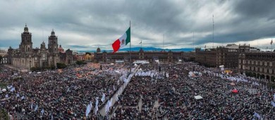 350 mil personas acompañaron a Sheinbaum en el Zócalo