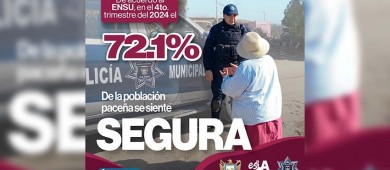 La Paz, dentro de los municipios más seguros del país, revela la ENSU