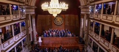 Presente Castro Cosío en el 108º Aniversario de la Constitución Política de los Estados Unidos Me-xicanos