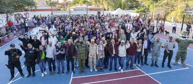 Inaugura la alcaldesa de La Paz un nuevo parque en la colonia Guadalupe Victoria