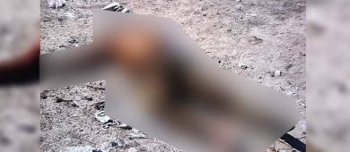 Un cuerpo sin vida y esposado fue localizado sin vida en La Paz