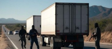 Chocan cifras de gobierno y sector privado sobre robo a transporte de carga