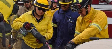 Capacitan a Bomberos de La Paz en rescate y atención prehospitalaria