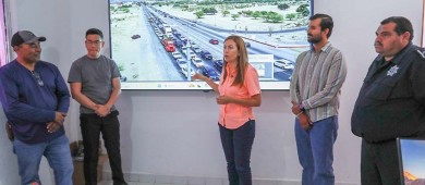 Presenta Milena Quiroga avances del nuevo Centro de Monitoreo Vial
