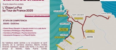 Este domingo cerrarán el Malecón por el evento de ciclismo “L’ Étape La Paz by Tour de France”