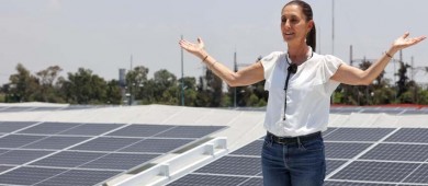 Sheinbaum inaugura programa de paneles solares que permitirá ahorros en recibos de ‘luz’