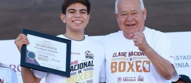 Encabeza el gobernador Víctor Castro la Clase Nacional de Boxeo en Baja California Sur