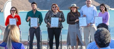 Recibe La Paz recertificación Platino en cuatro de sus playas