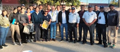 Estudiantes de UABCS Los Cabos adoptan camellón vial para su rehabilitación y cuidado permanente