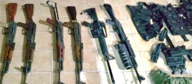 Luego de repeler una agresión, detienen en BCS a 7 personas en posesión de armamento