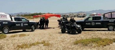 Instalados todos los puntos de auxilio en BCS, para atender a vacacionistas durante Semana Santa