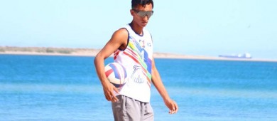 El Sudcaliforniano Edgar Hernández competirá en la etapa macroregional de voleibol de playa 2025