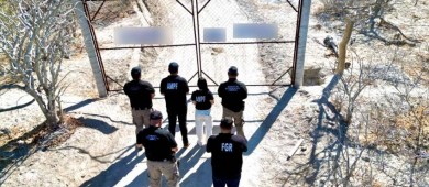 FGR asegura pista de aterrizaje clandestina así como hidrocarburos en Los Cabos