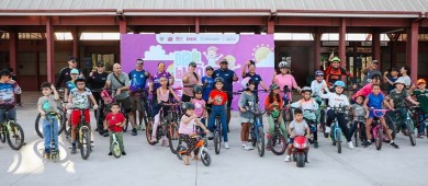 Celebra Ayuntamiento de La Paz el Día de la Niñez con Biciviernes Infantil