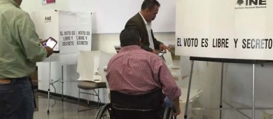 Informa INE que todas las casillas seccionales serán accesibles para personas con discapacidad
