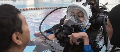 Realizan con éxito la segunda jornada de buceo inclusivo