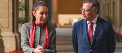 Habrá colaboración con Colombia para frenar actividad de grupos criminales: Sheinbaum