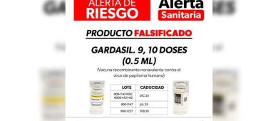 Cofepris alerta sobre falsificación vacuna contra el VPH ¡Cuidado