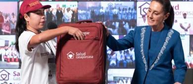 Sheinbaum da 'banderazo' nacional del programa 'Salud Casa por Casa'