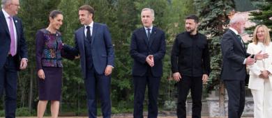 Sheinbaum propuso una cumbre del bienestar y fortalecer lazos económicos en el G7