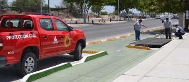 Protección Civil Municipal de La Paz realiza recorridos preventivos en zonas de riesgos