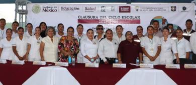 Clausura SEP ciclo escolar 2024-2025 con Feria de la Salud