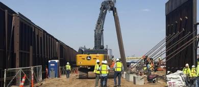 Estados Unidos construye nuevo muro secundario en la frontera con México