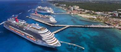 México recibió 5.6 millones de turistas en crucero en primer semestre de año