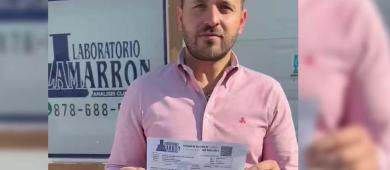 Tras agredir a reportera, alcalde de Piedras Negras muestra resultado de antidoping