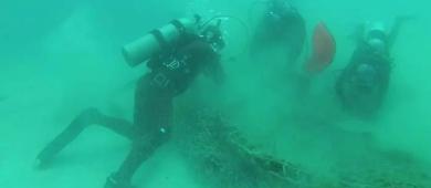 Retiran red para pesca ilegal de 100 metros en Espíritu Santo, Baja California Sur