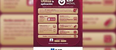 SAT amplía el catálogo de trámites que se pueden hacer vía apps