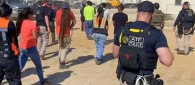 Hay 32 mexicanos detenidos por redada en planta automotriz de Georgia