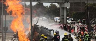 Sube a 17 los fallecidos por explosión de pipa en Iztapalapa