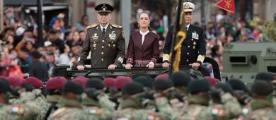 Sheinbaum resalta la defensa de la soberanía en su primer desfile militar