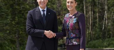 México buscará fortalecer comercio e inversiones con Canadá en visita de Carney