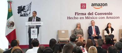 Gobierno y Amazon firman convenio para apoyar a pymes