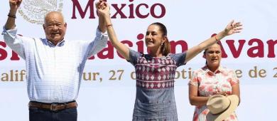 Claudia Sheinbaum rinde su primer Informe de Gobierno ante el pueblo sudcaliforniano