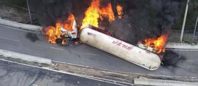 Fiscalía CDMX revela la velocidad de la pipa accidentada en Iztapalapa; descarta algún bache