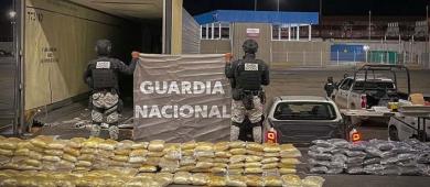 Operación Frontera Norte asegura más de 100 toneladas de droga